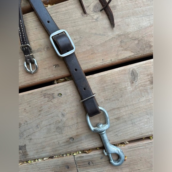 Horse Tack - Martin Leather Western Headstall & Breastcollar Set - Picture 5 of 10